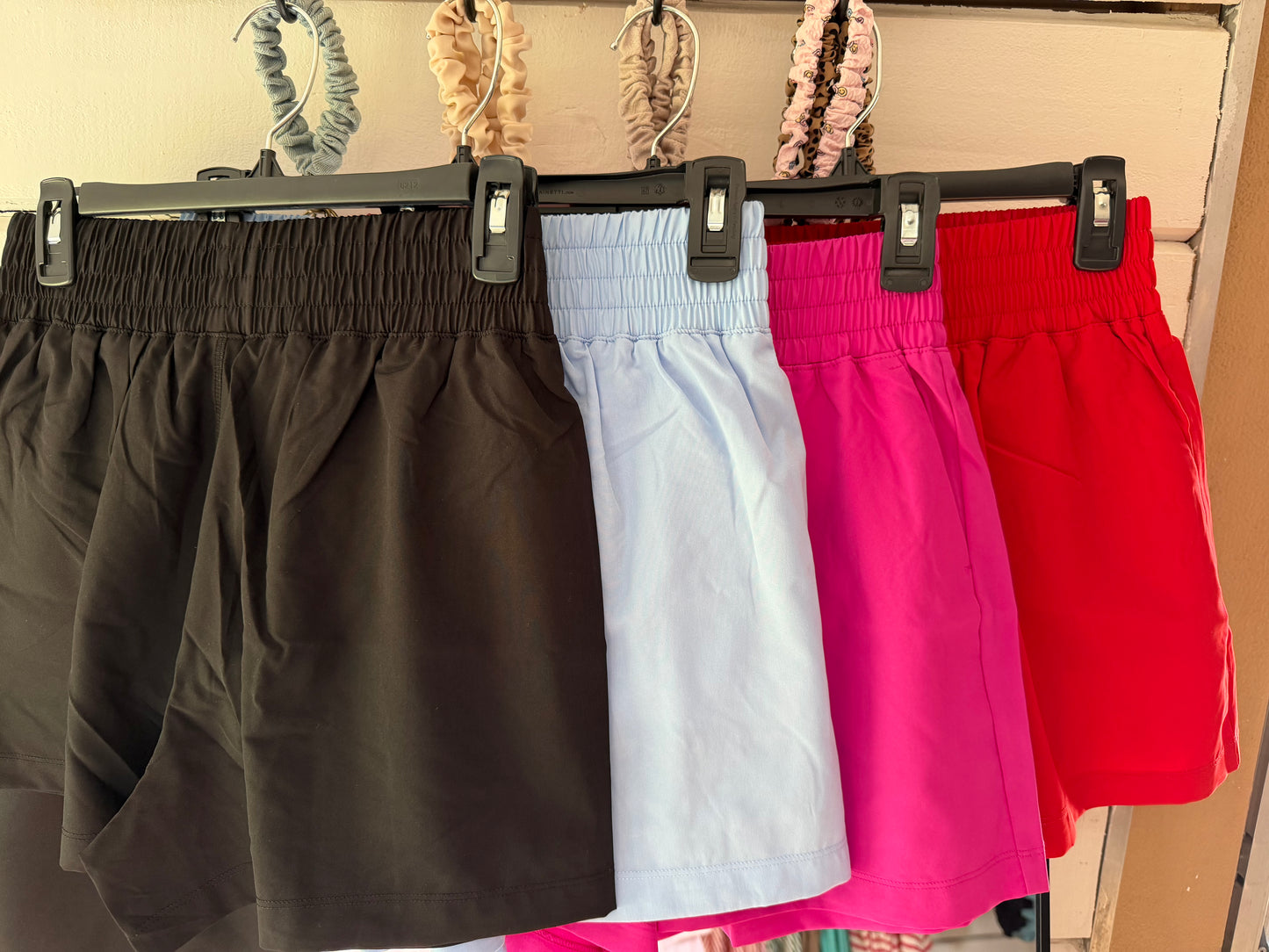 Woven Lined Shorts with Pockets