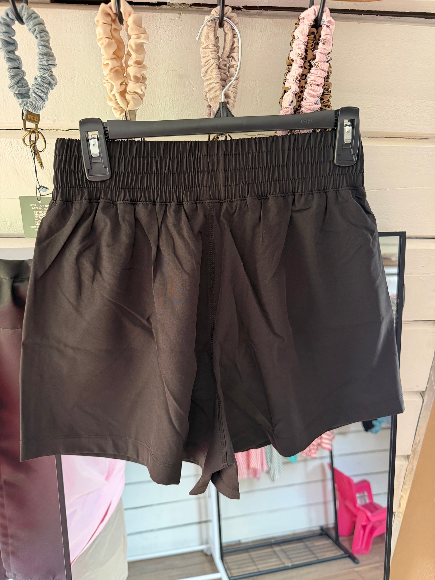 Woven Lined Shorts with Pockets