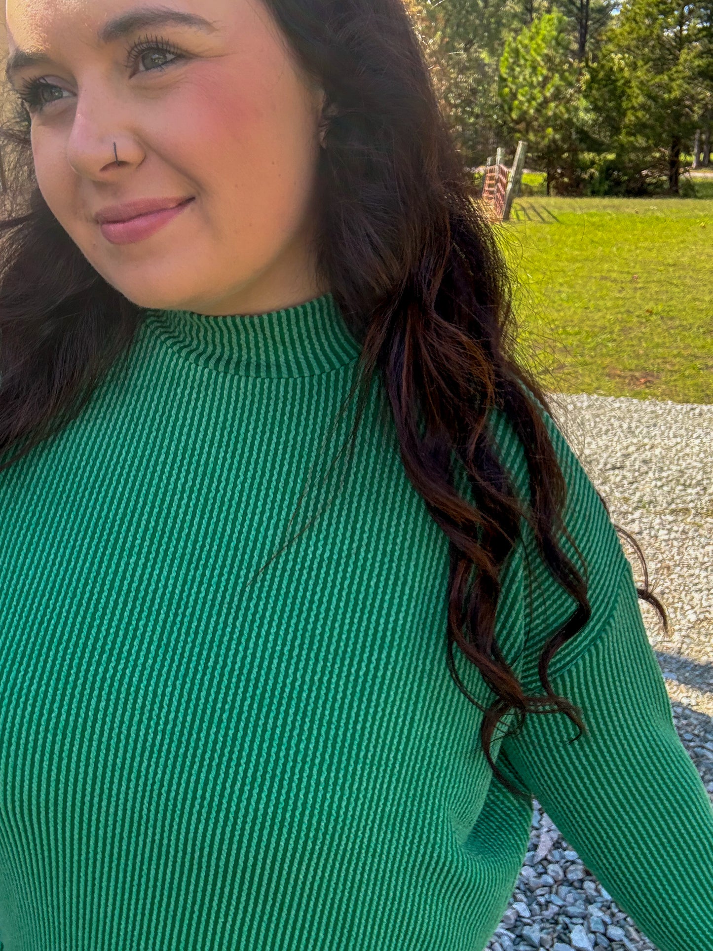 Raised Rib Long Sleeve Pant Set