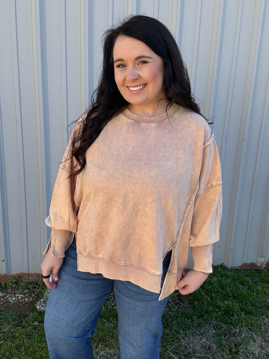 Exposed Seam Pullover