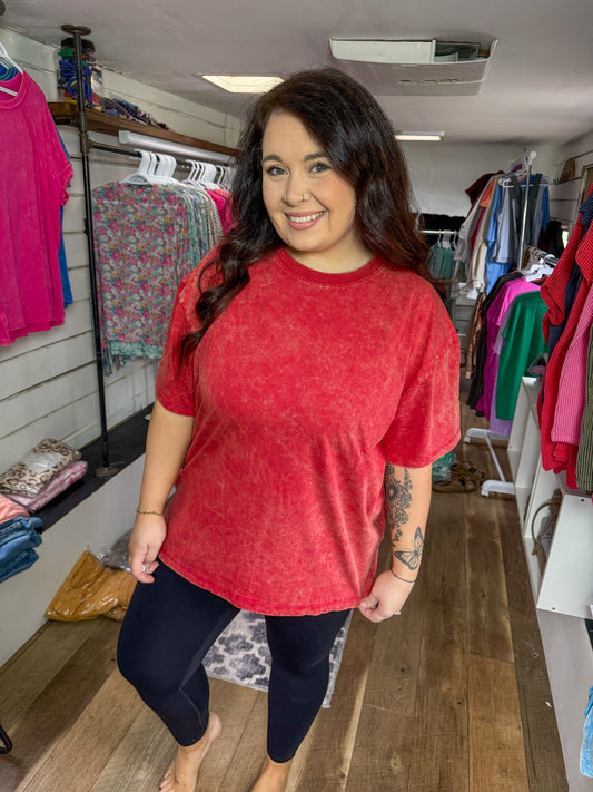 Acid Wash Tee
