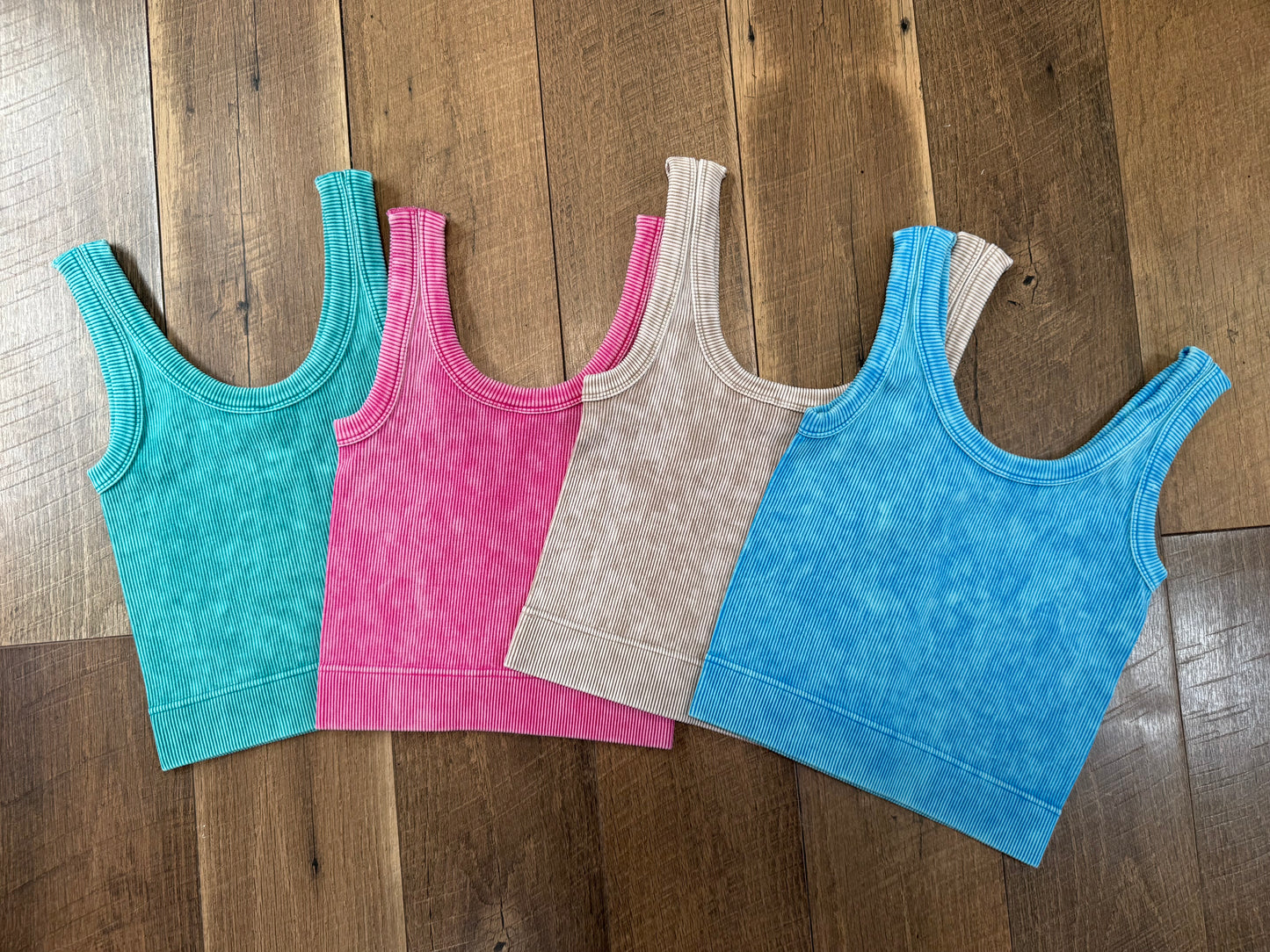 Ribbed Cropped Tank