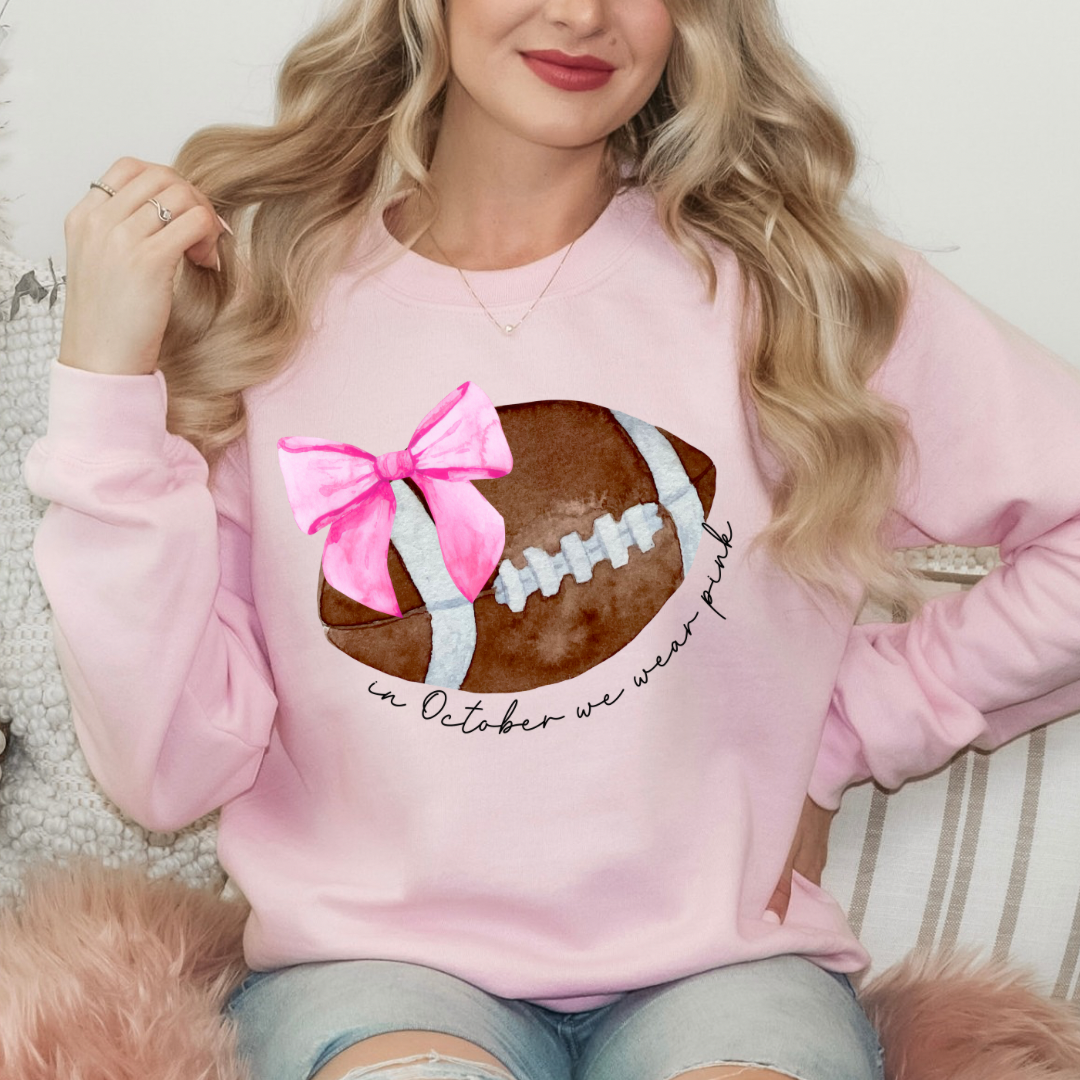 Pink Football Ribbon PREORDER